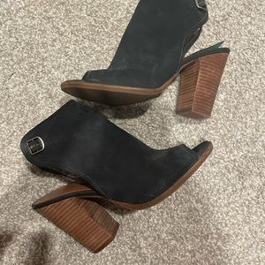 Lucky brand block boot heel size 7.5